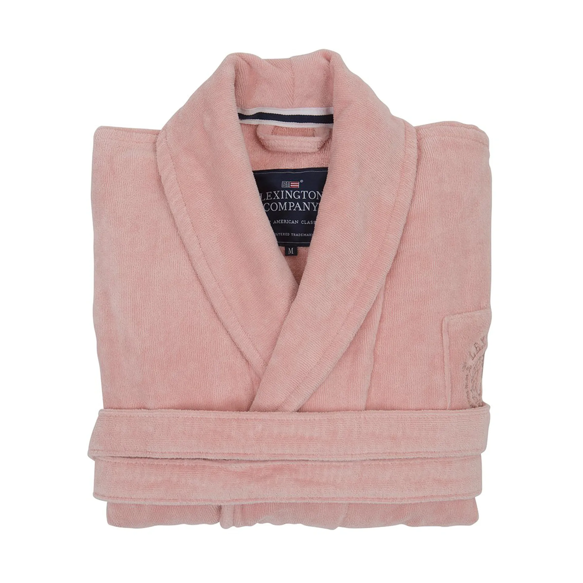 Hotel Velour morgonrock XL, Pink Lexington