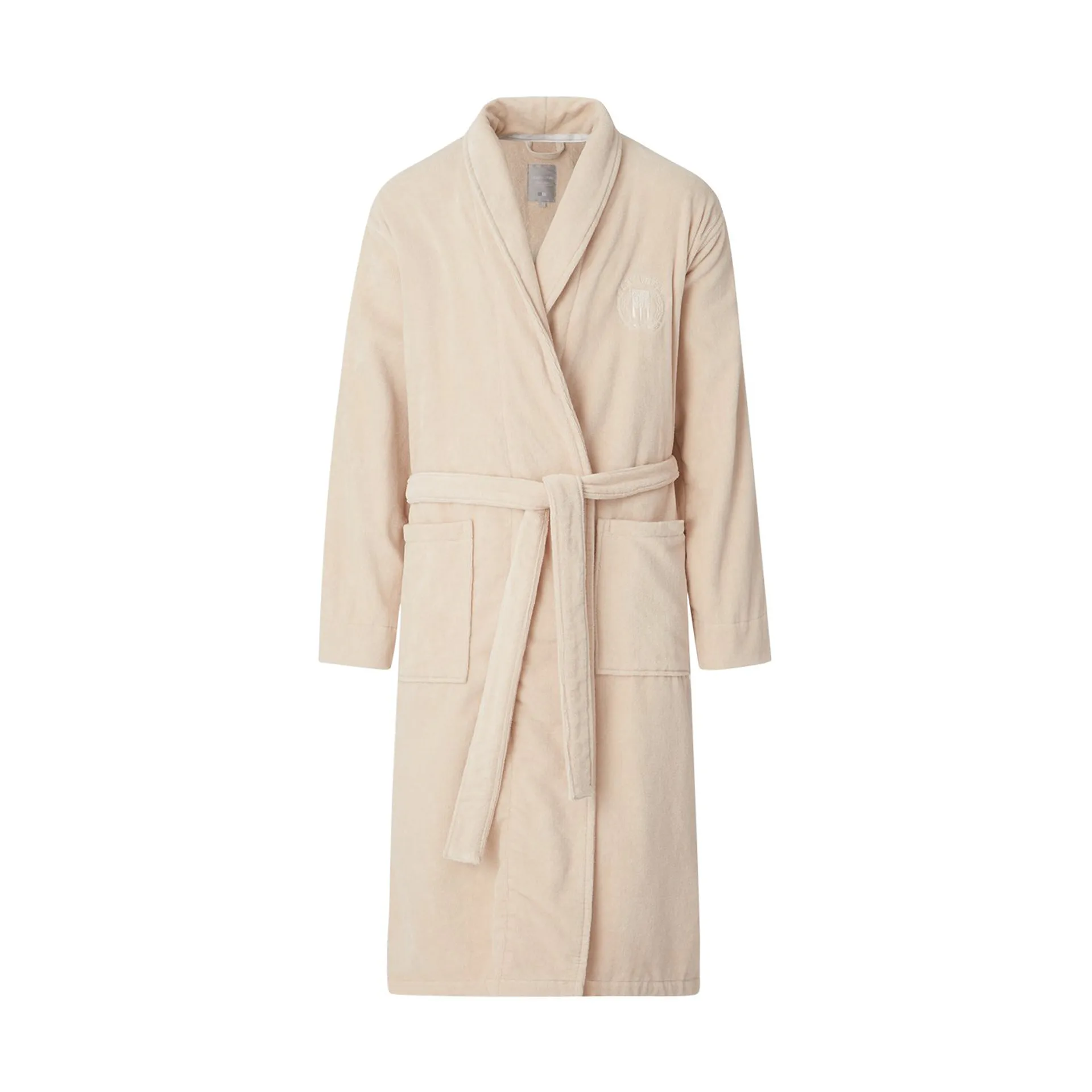 Hotel Velour morgonrock XS, Beige Lexington