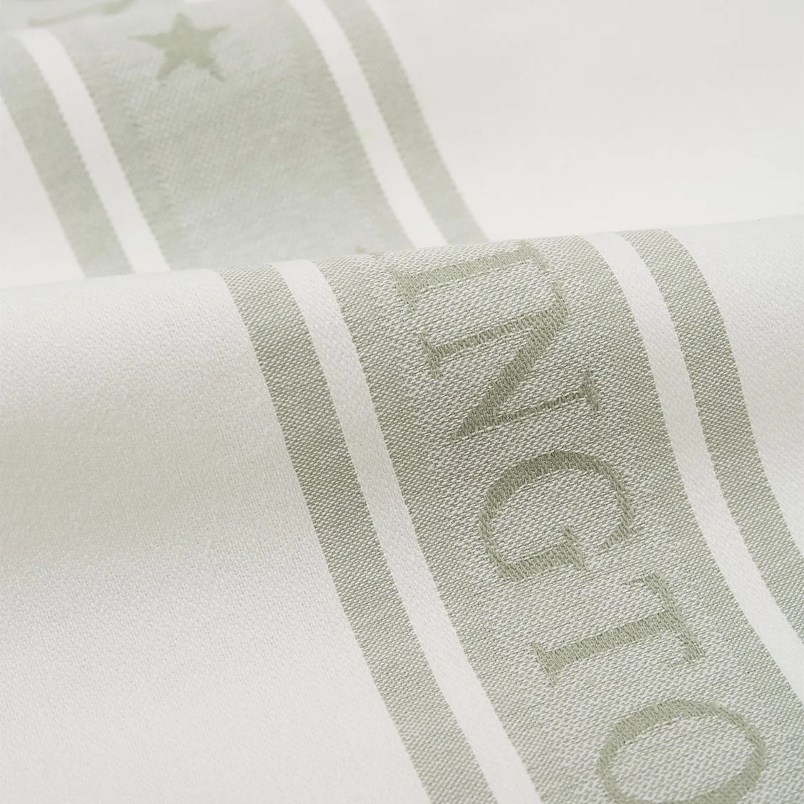 Icons Star kökshandduk 50x70 cm, White-sage green Lexington