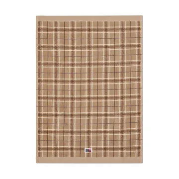 Lexington checked handduk 2-pack - Beige-gray - Lexington