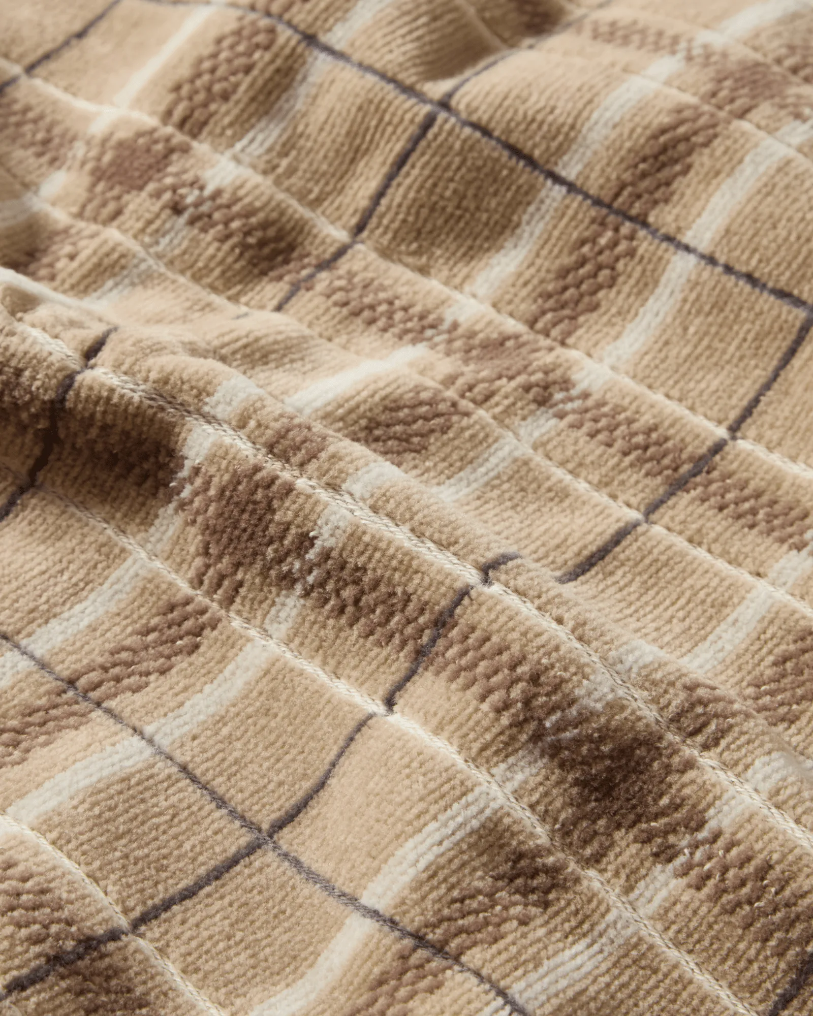 Lexington checked handduk 2-pack, Beige-gray Lexington