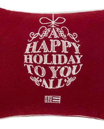 Ornament ullmix kudde 30x40 cm - Red-white - Lexington