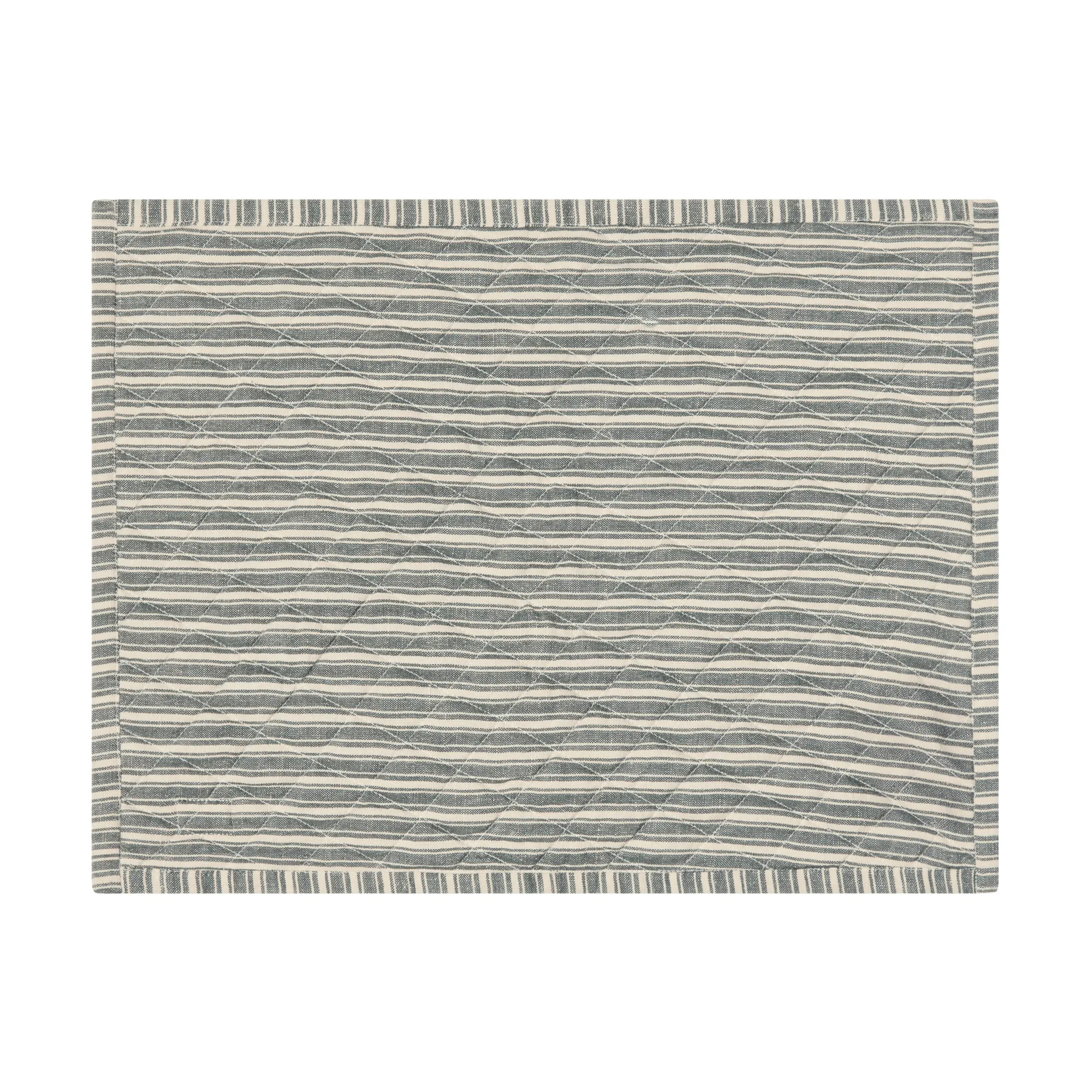 Quiltad dubbelsidig bordstablett, Green-Light beige-red, 35x45 cm Lexington