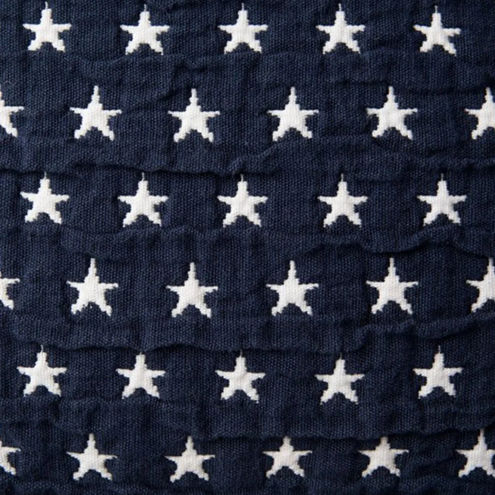 Star överkast, navy, 260x240 Lexington