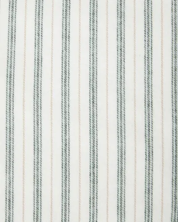 Stripe cotton flannel örngott - White-green-beige, 50x90 cm - Lexington