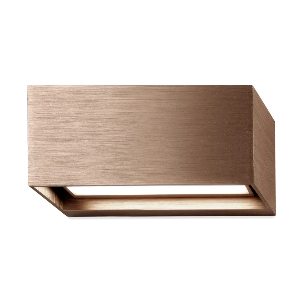 Linea W1 vägglampa switch tune, Rose gold, 7x15 cm Light-Point