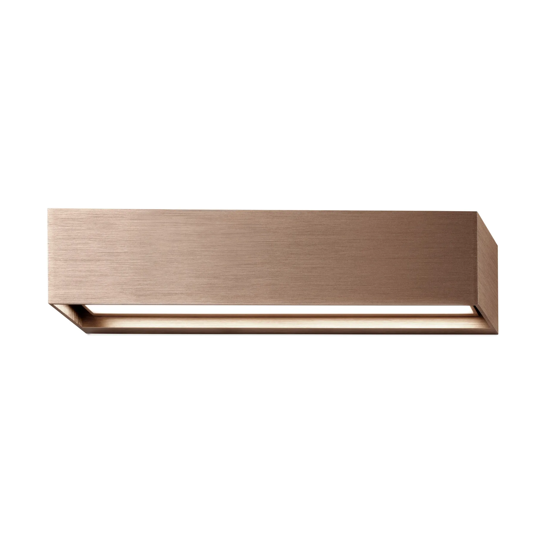 Linea W2 vägglampa switch tune, Rose gold, 7x30 cm Light-Point