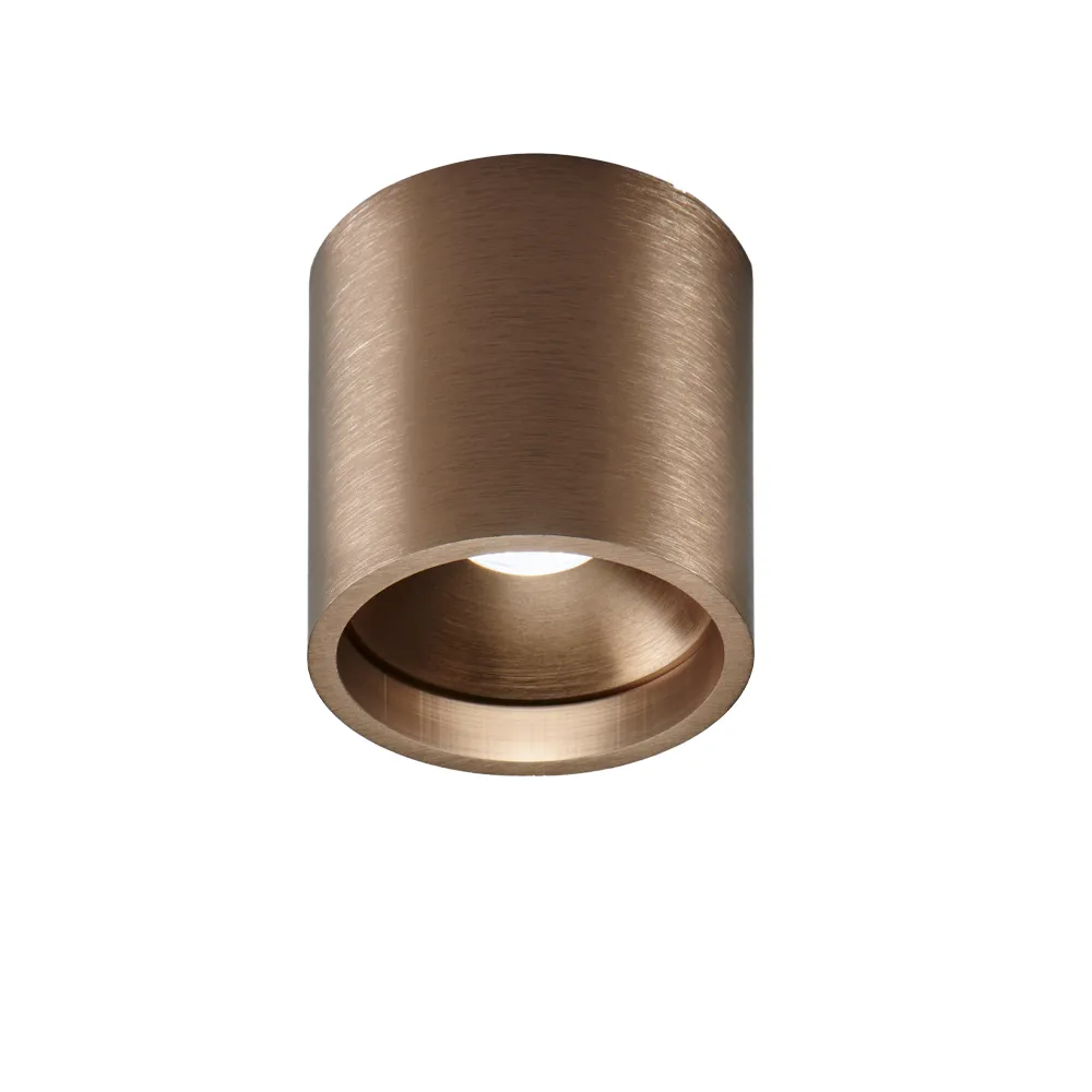 Solo Round spotlight, rose gold, 2700 kelvin Light-Point