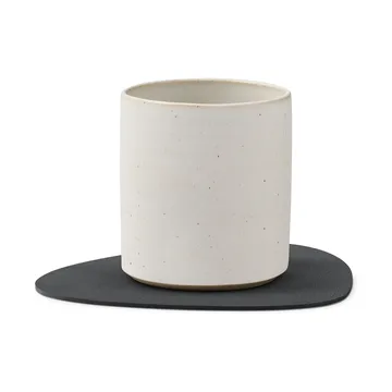 Cloud-Nupo glasunderlägg vändbar curve 1 st - antracitgrå-pastellgrön - LIND DNA