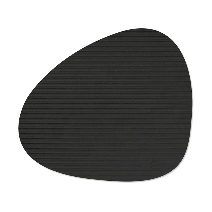 Corduroy bordstablett curve L - Black ink - LIND DNA