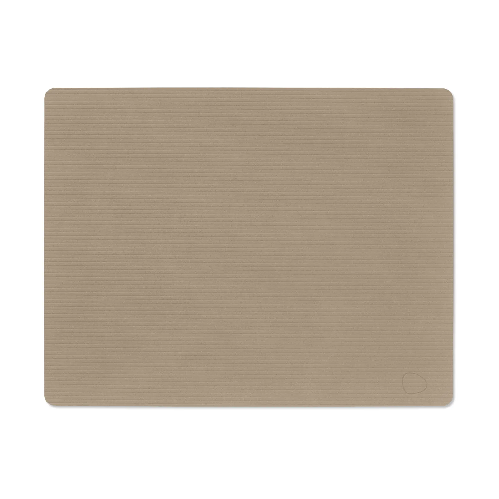 Corduroy bordstablett square L, Clay Brown LIND DNA