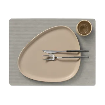 Corduroy bordstablett square L - Light Grey - LIND DNA