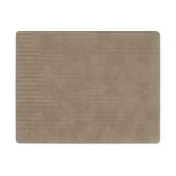 Corduroy bordstablett square L - Nomad Grey - LIND DNA