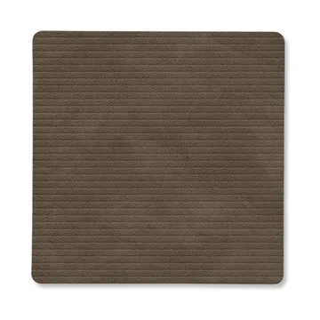 Corduroy glasunderlägg square - Caviar - LIND DNA
