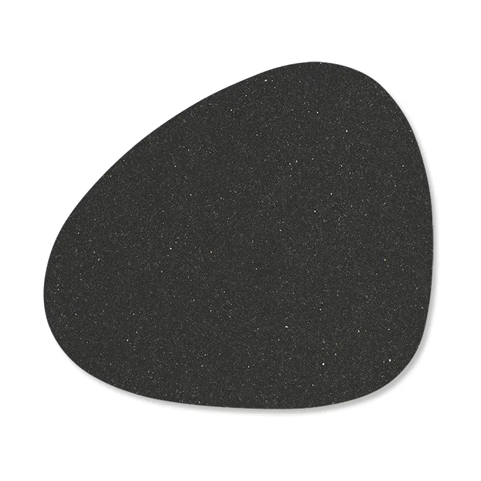 Core glasunderlägg curve - Flecked anthracite - LIND DNA