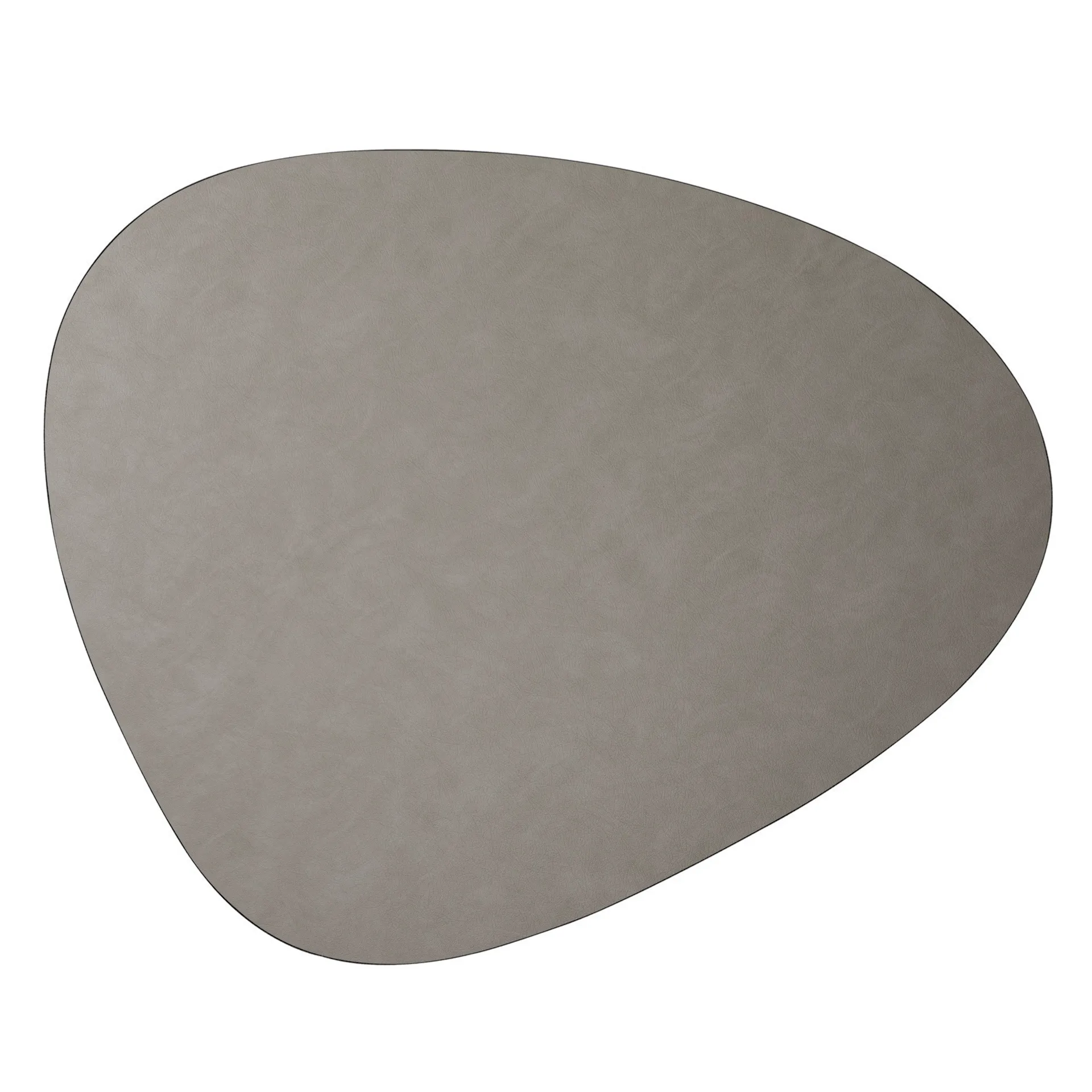 Curve Cloud lädermatta XXL, Light grey LIND DNA