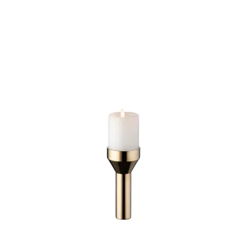 Curve Ljusstake - Gold, pillar - LIND DNA