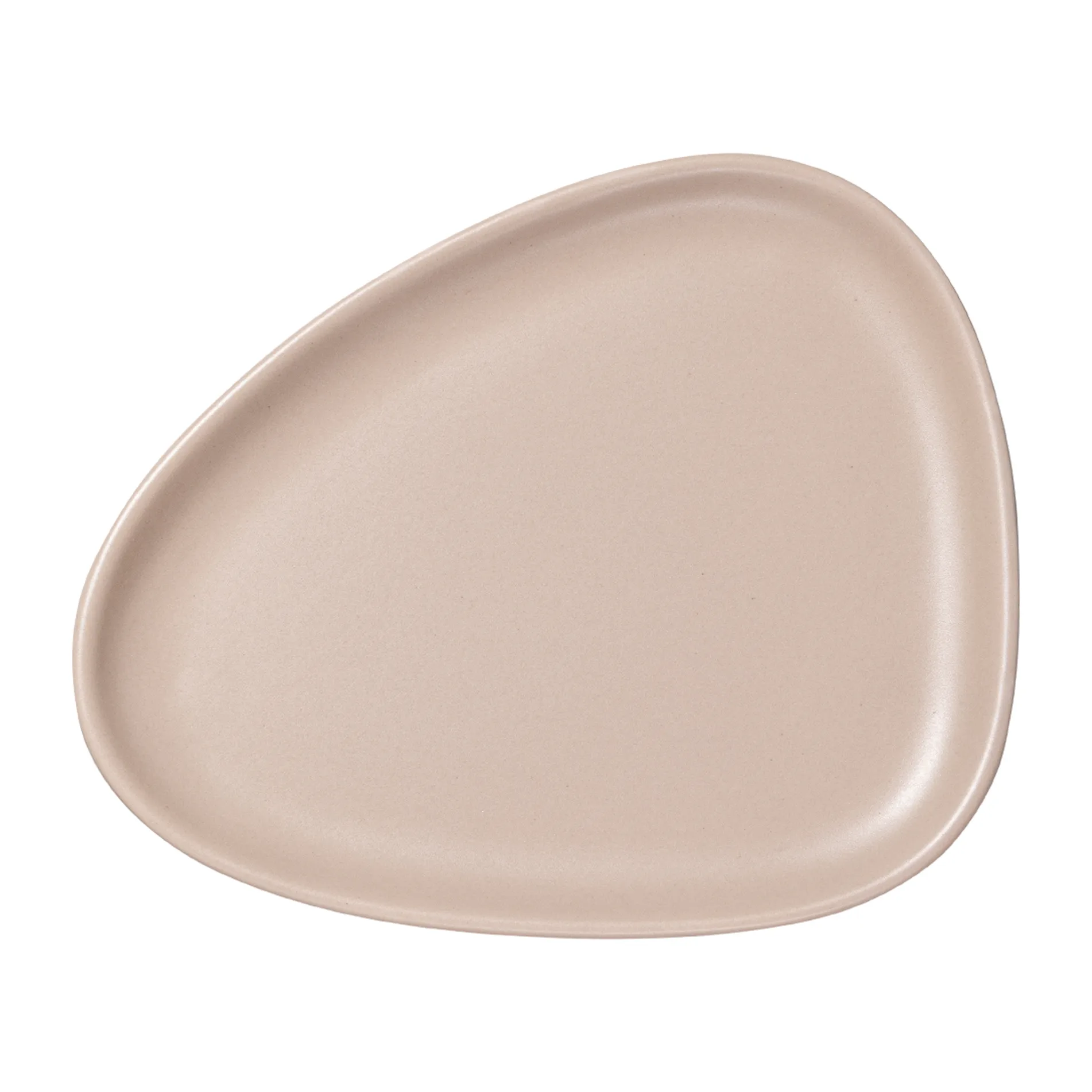 Curve Stoneware assiett 19x22 cm, Sand LIND DNA