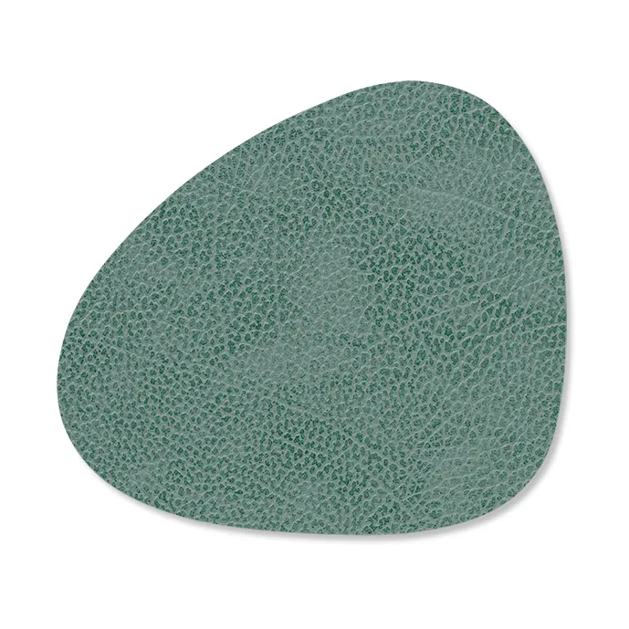 Hippo glasunderlägg curve, pastellgrön LIND DNA