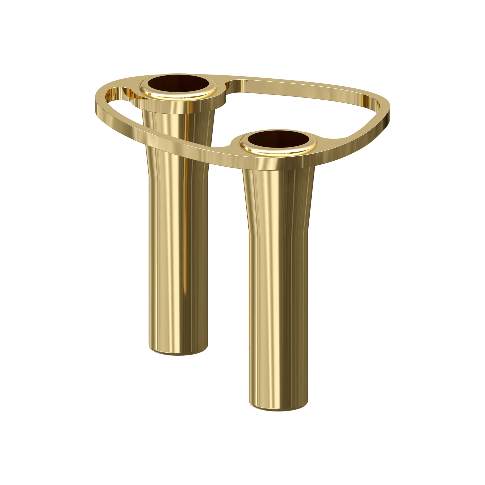 Lind Curve kombinerbar ljusstake 24K guldplätering, Double LIND DNA