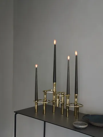 Lind Curve kombinerbar ljusstake 24K guldplätering - Single - LIND DNA