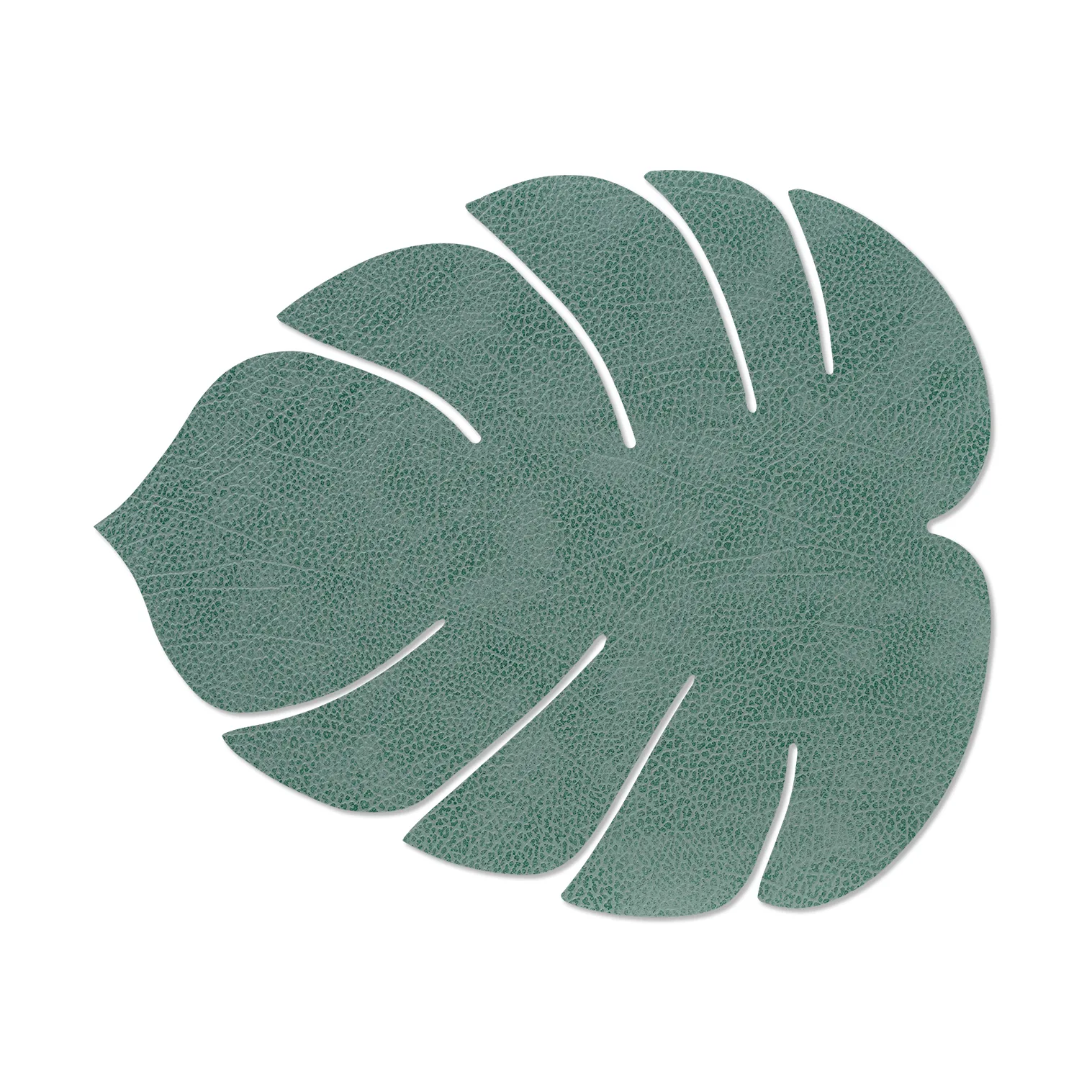 Monstera Leaf Hippo bordstablett L, Pastellgrön LIND DNA