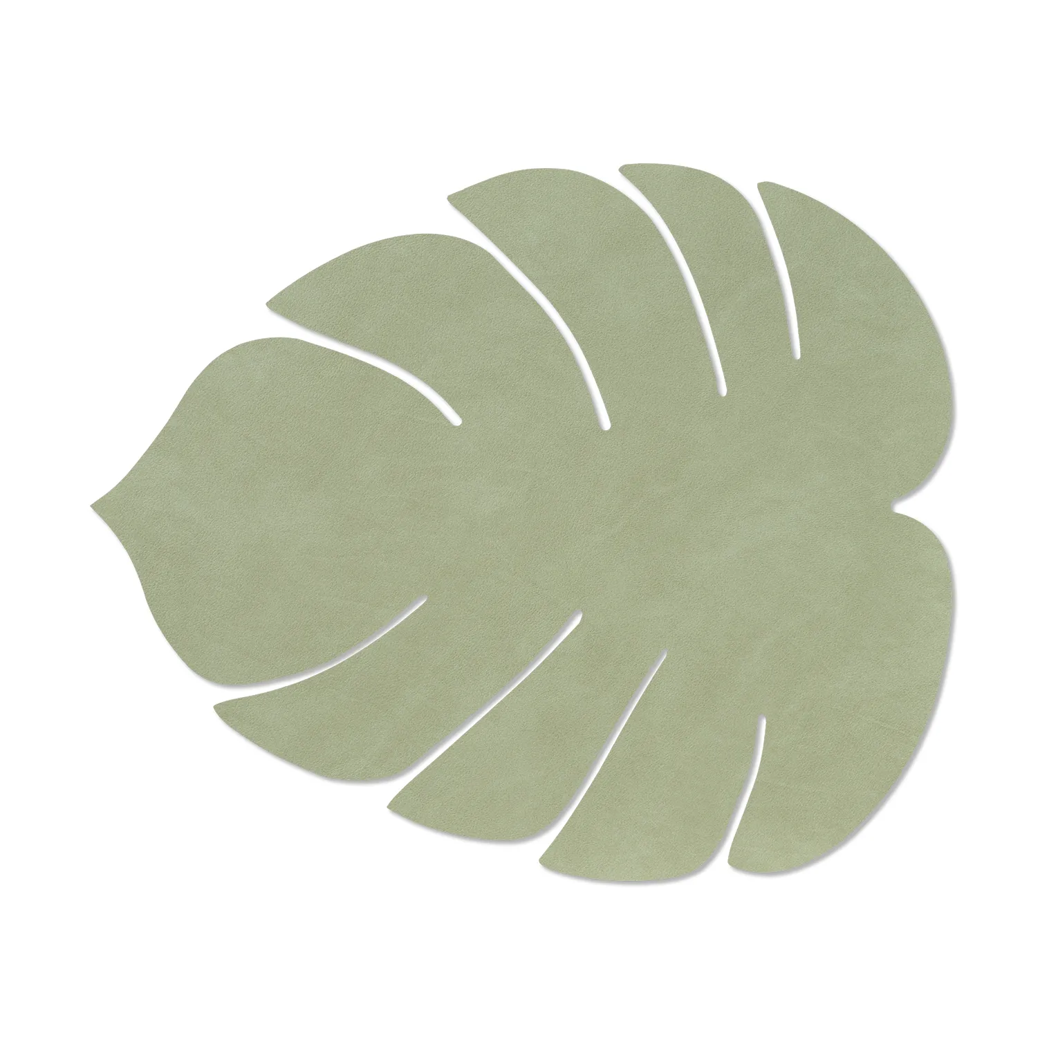 Monstera Leaf Nupo bordstablett L, Olivgrön LIND DNA