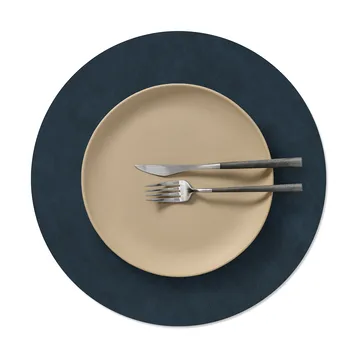 Nupo bordstablett - Midnight blue, circle, L - LIND DNA