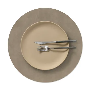 Nupo bordstablett - Nomad grey, circle, L - LIND DNA