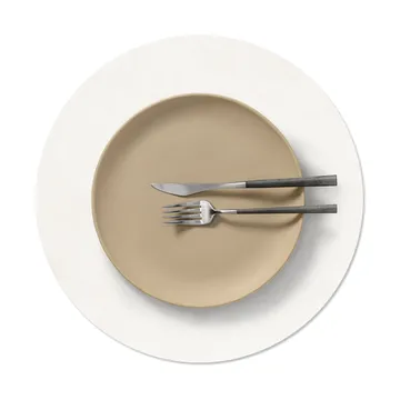 Nupo bordstablett - Pure white, circle, L - LIND DNA