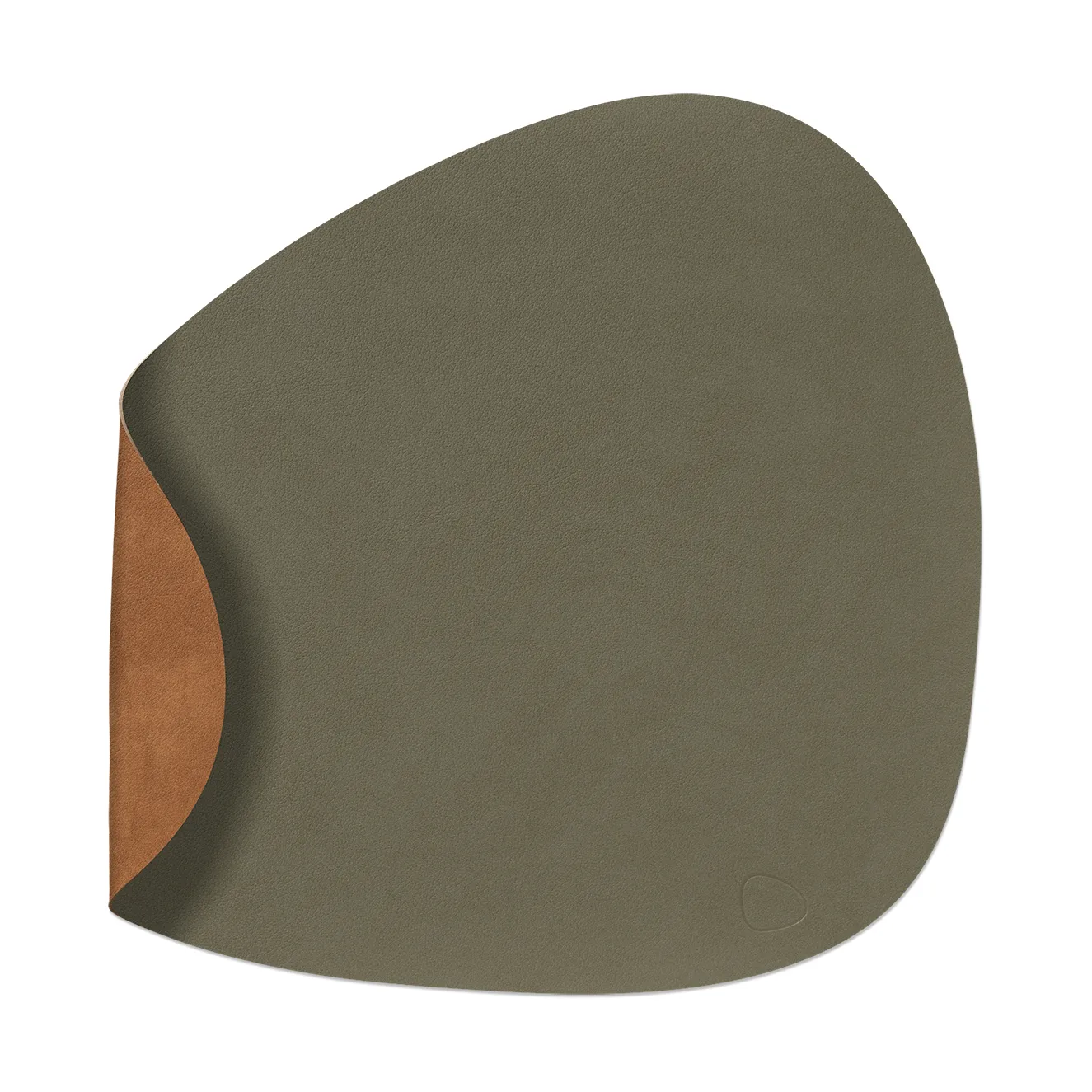 Nupo bordstablett vändbar curve L 1 st, Army green-nature LIND DNA