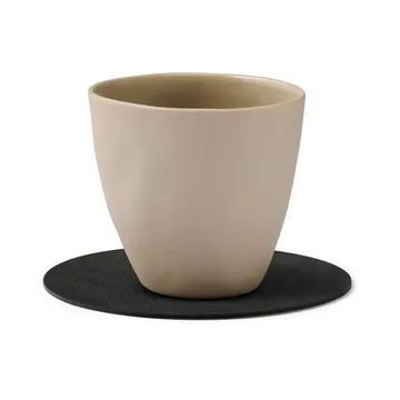 Nupo glasunderlägg circle - Black ink - LIND DNA