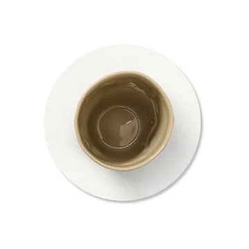 Nupo glasunderlägg circle - Pure white - LIND DNA