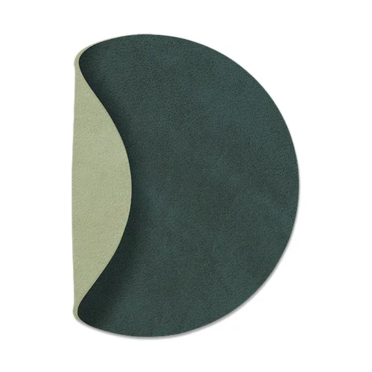 Nupo glasunderlägg circle vändbar 1 st, Dark green-olive green LIND DNA
