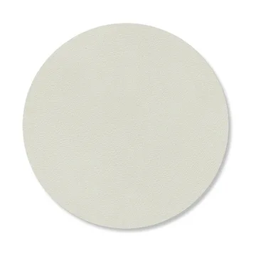 Nupo glasunderlägg circle vändbar 1 st - Linen-flint Grey - LIND DNA