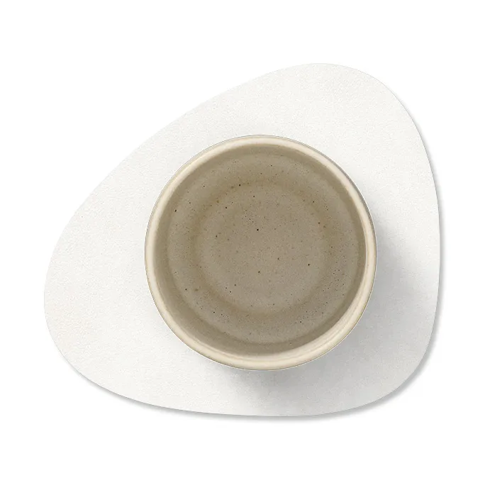 Nupo glasunderlägg curve, Pure white LIND DNA