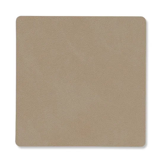 Nupo glasunderlägg square - Clay brown - LIND DNA