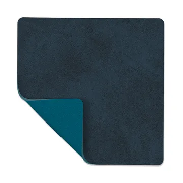 Nupo glasunderlägg square vändbar 1 st - Midnight blue-petrol - LIND DNA