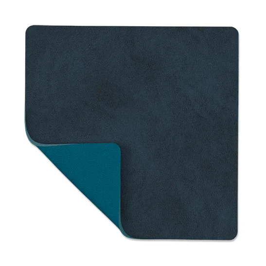 Nupo glasunderlägg square vändbar 1 st - Midnight blue-petrol - LIND DNA