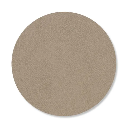 Serene glasunderlägg circle Ø10 cm - Mole Grey - LIND DNA