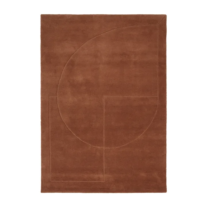 Lineal Poem ullmatta - Amber, 250x350 cm - Linie Design