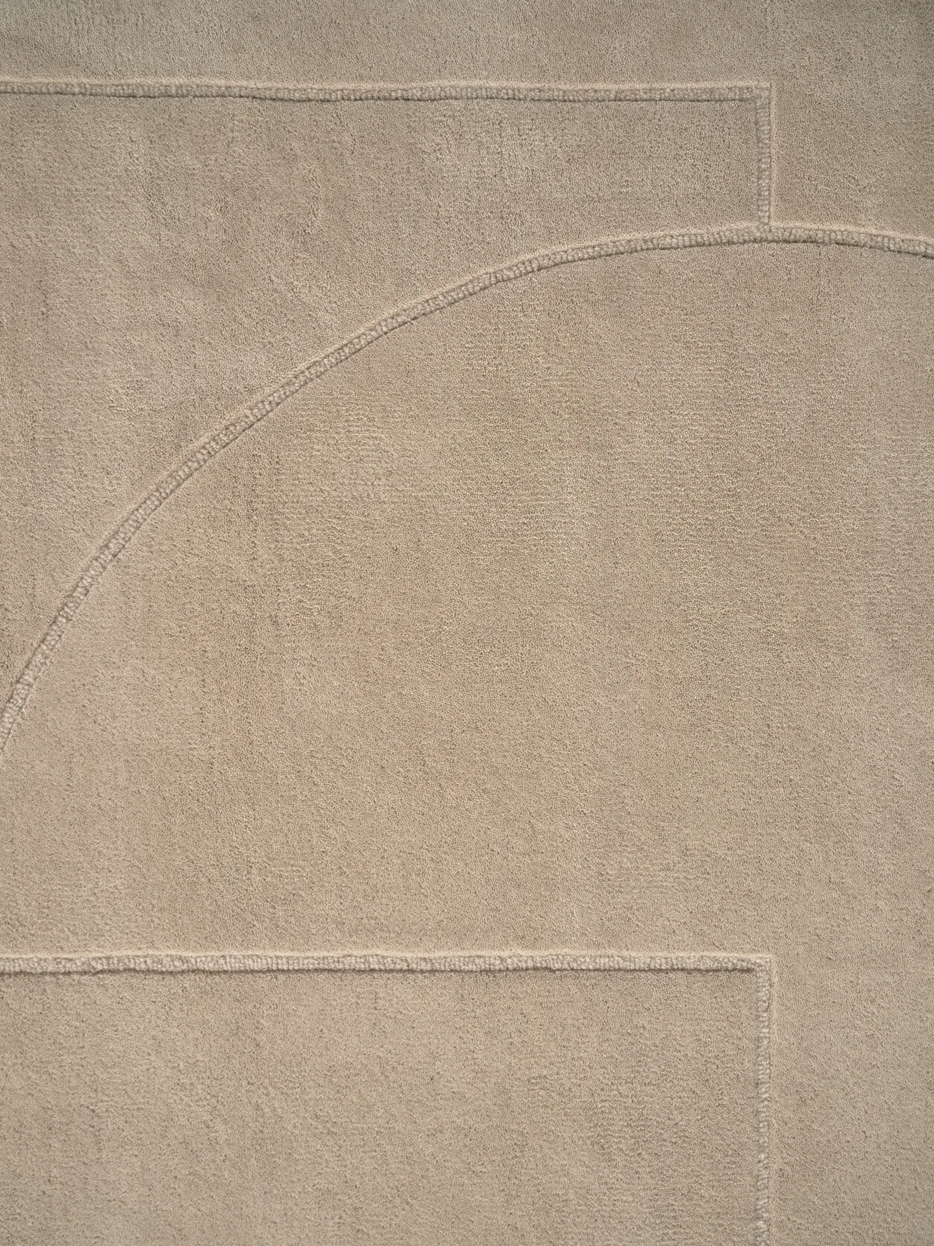 Lineal Poem ullmatta, Beige, 140x200 cm Linie Design