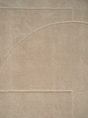 Lineal Poem ullmatta - Beige, 140x200 cm - Linie Design
