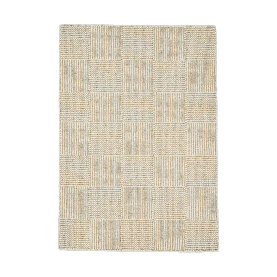Linie Design Chess matta, White, 170x240 cm Linie Design