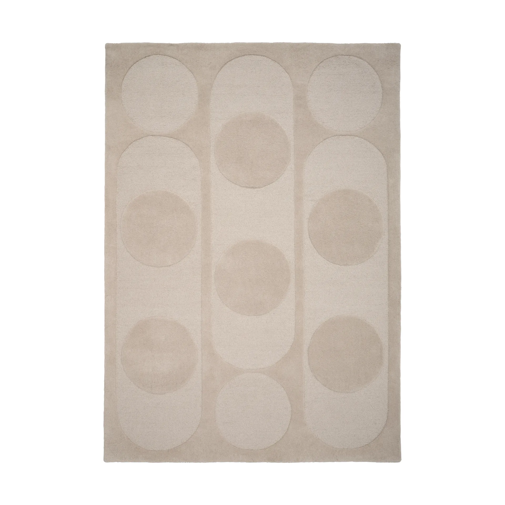 Orb Alliance ullmatta, Chalk, 140x200 cm Linie Design