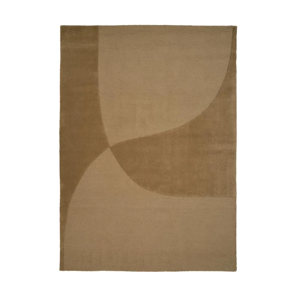 Split Plains matta, Mustard, 200x300 cm Linie Design