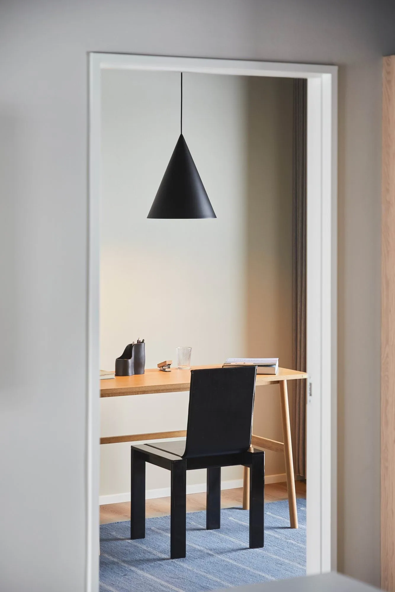 Hanzu pendel, Svart, Ø35 cm Loom Design