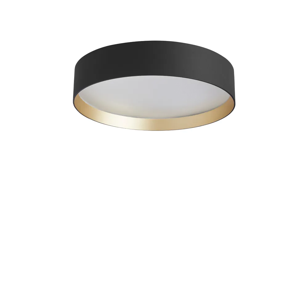 Lucia 35 plafond, Svart-guld Loom Design