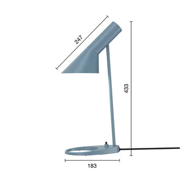 AJ MINI bordslampa - Dusty blue - Louis Poulsen
