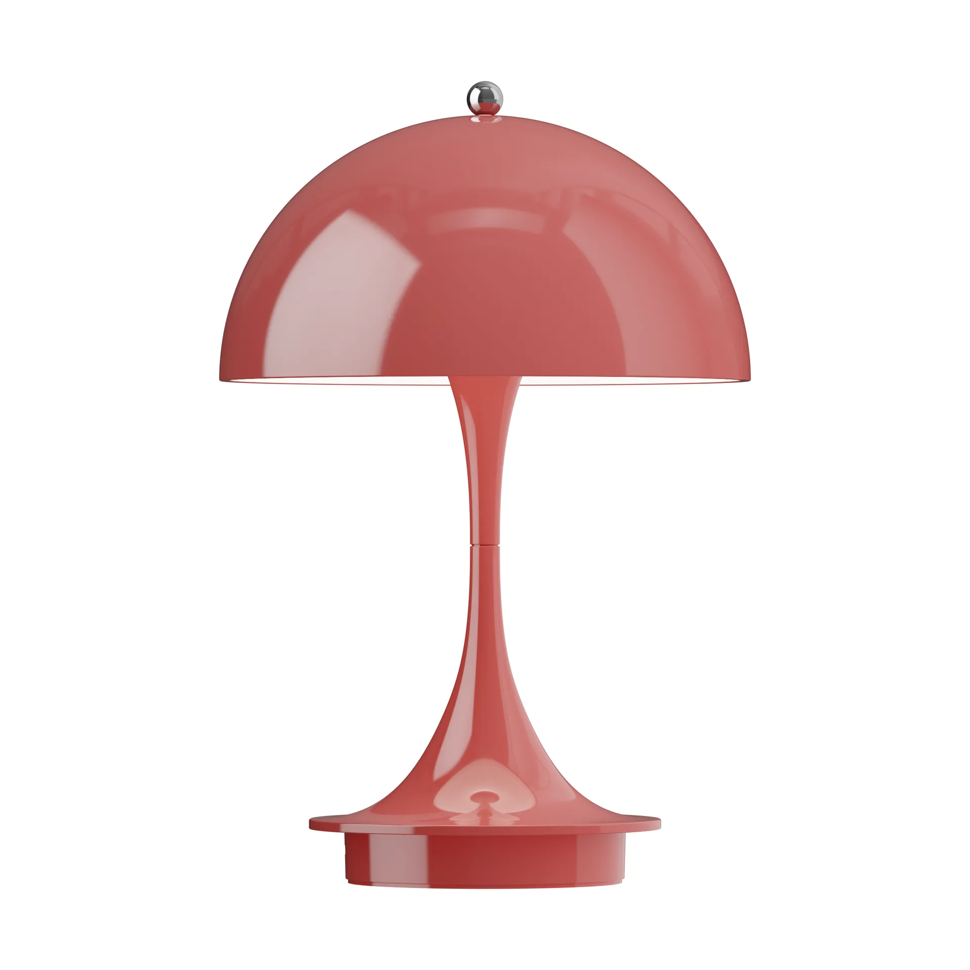 Panthella 160 Portable v3 bordslampa, Opaque coral Louis Poulsen
